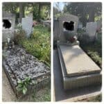 Mohás sírkó tisztítása Debrecen és környékén